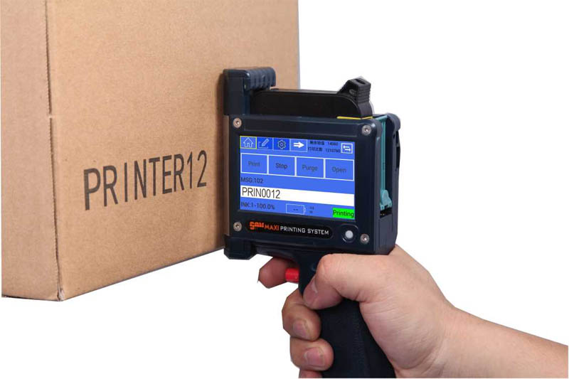 High resolution hand-held inkjet