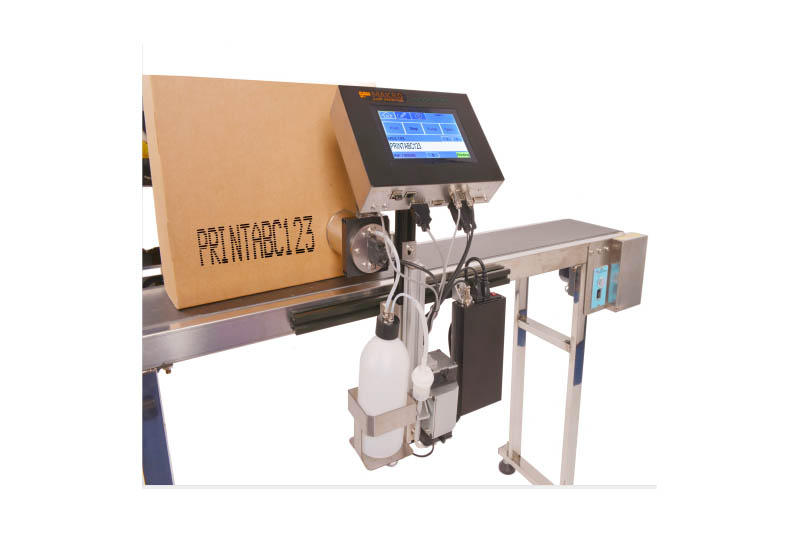 7-inch screen of online large character inkjet printer